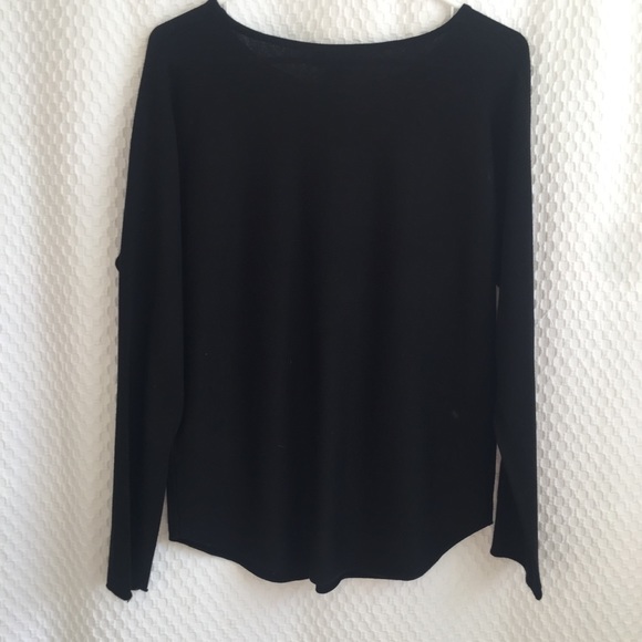 NWT Rachel Zoe Crystal "Hamsa" Black Sweater - Picture 11 of 12